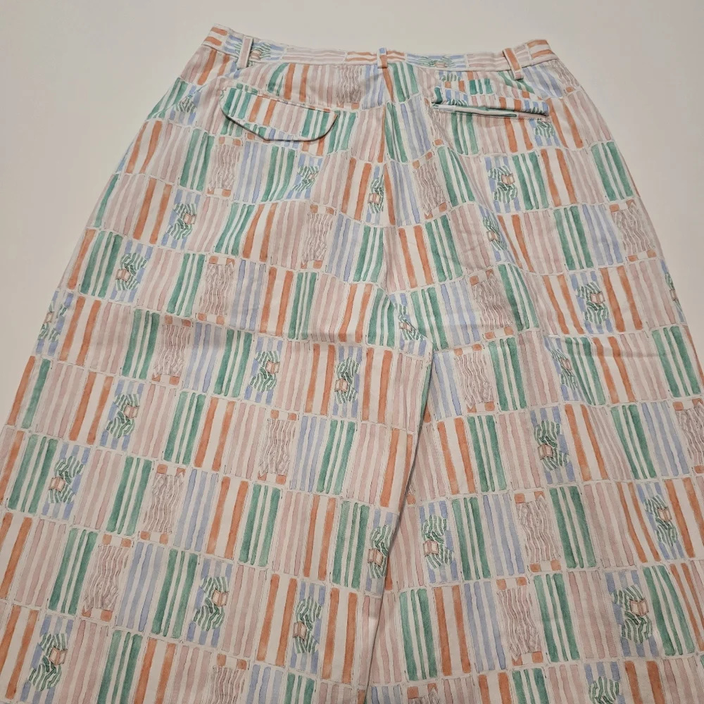 Rachel Antonoff Rose Pants Cotton Size 10 - Picture 9 of 12